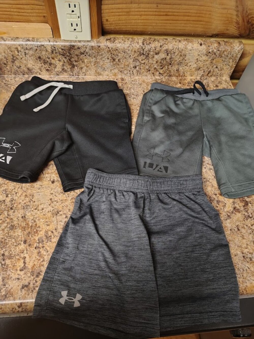 3 pair of Under Armour shorts